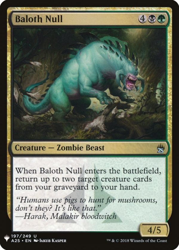 Baloth Null [Mystery Booster] Hot on Sale