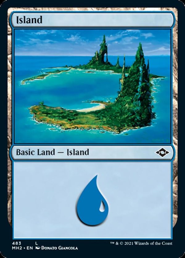 Island (483) (Foil Etched) [Modern Horizons 2] Sale