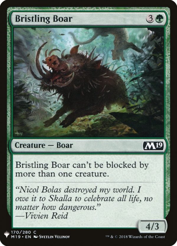 Bristling Boar [Mystery Booster] Online Hot Sale