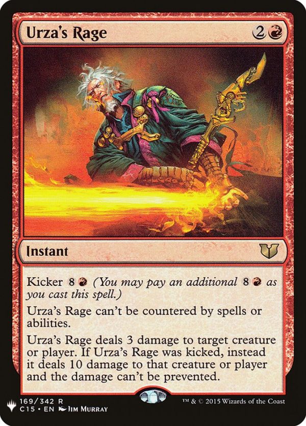 Urza s Rage [The List] on Sale