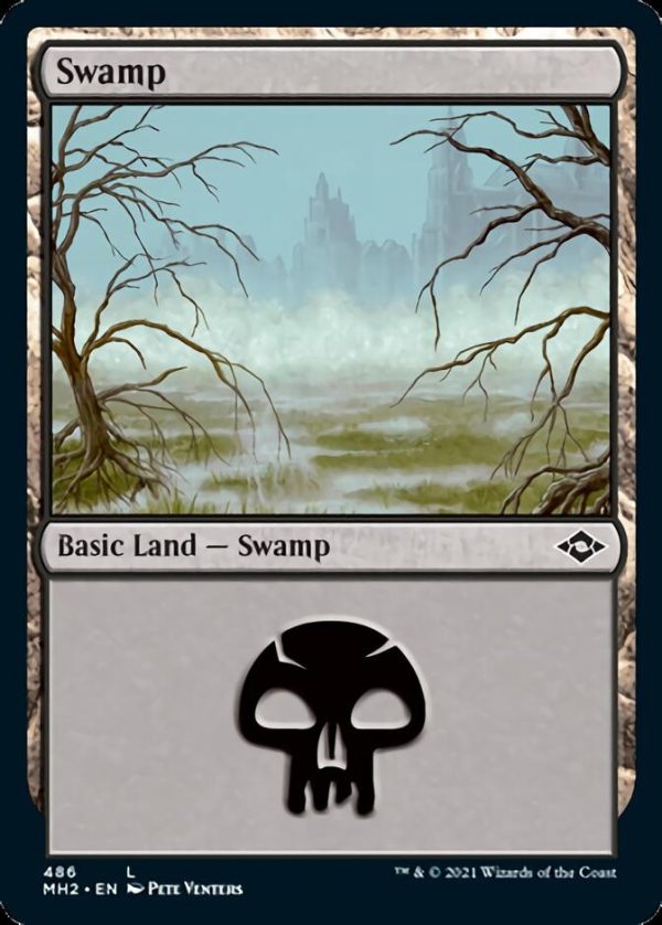 Swamp (486) (Foil Etched) [Modern Horizons 2] For Sale