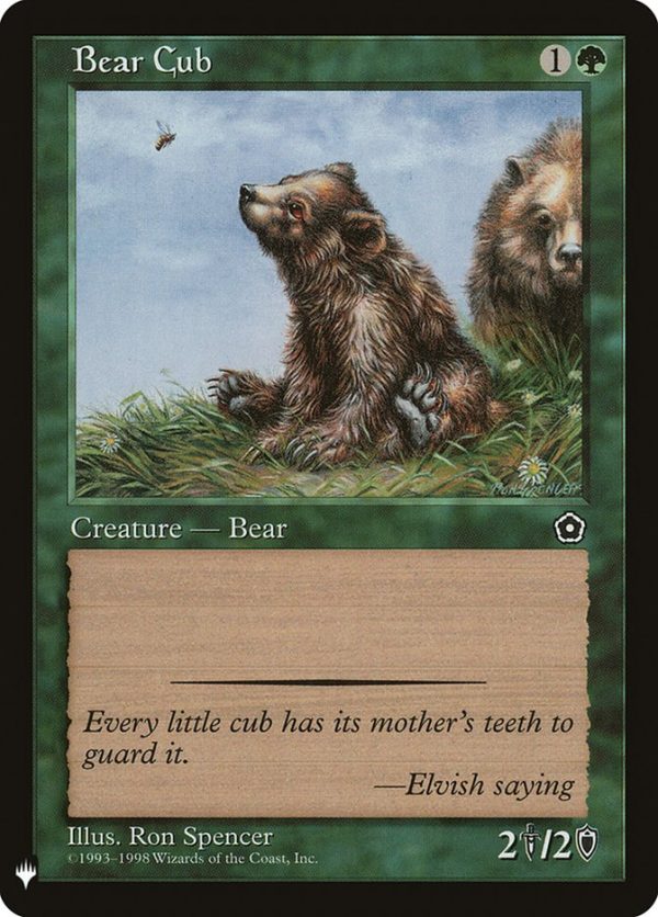 Bear Cub [Mystery Booster] Hot on Sale