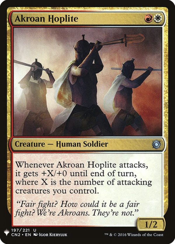 Akroan Hoplite [Mystery Booster] Online