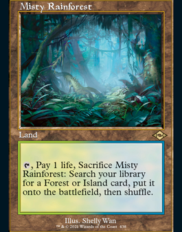 Misty Rainforest (Retro Foil Etched) [Modern Horizons 2] Sale