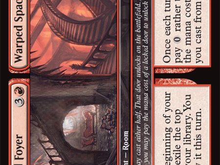 Charred Foyer    Warped Space [Duskmourn: House of Horror Prerelease Promos] Online Sale