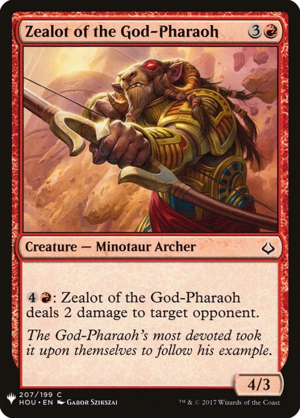 Zealot of the God-Pharaoh [Mystery Booster] For Discount