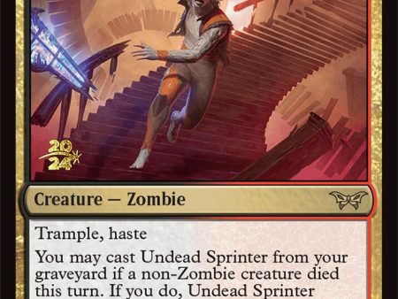 Undead Sprinter [Duskmourn: House of Horror Prerelease Promos] Online Sale