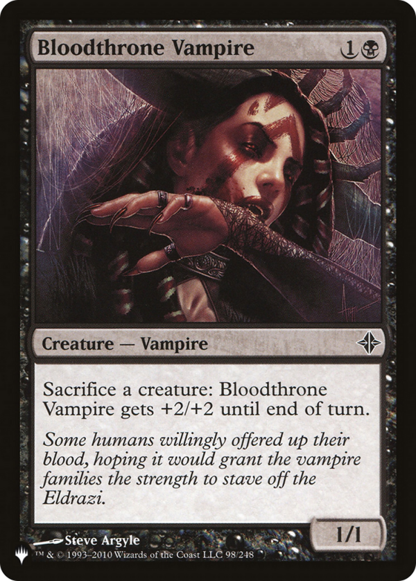 Bloodthrone Vampire [The List] For Discount