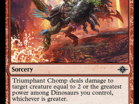 Triumphant Chomp [The Lost Caverns of Ixalan] Online Hot Sale