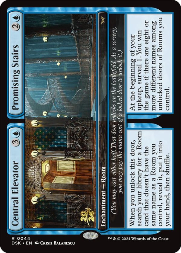 Central Elevator    Promising Stairs [Duskmourn: House of Horror Prerelease Promos] For Discount