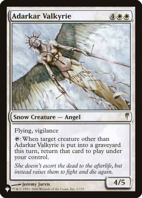 Adarkar Valkyrie [The List] Cheap