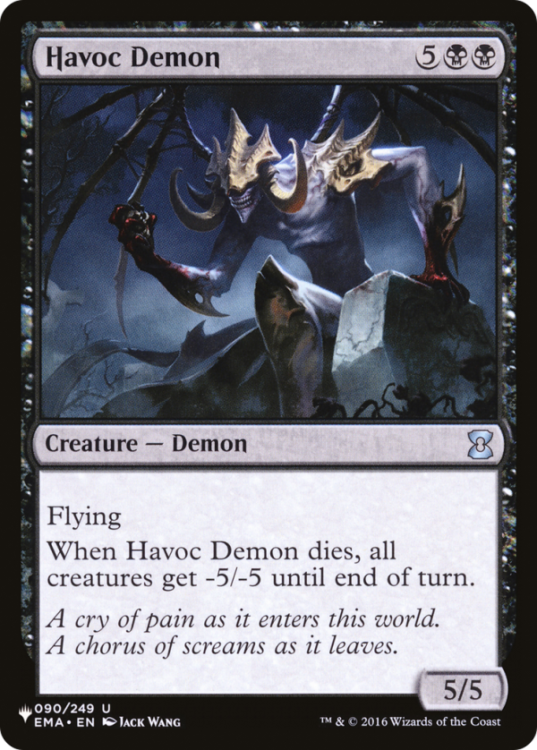 Havoc Demon [The List] For Sale