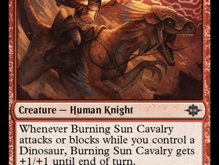 Burning Sun Cavalry [The Lost Caverns of Ixalan] For Sale