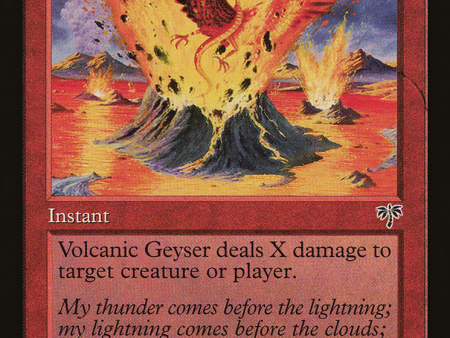 Volcanic Geyser [The List] Online Hot Sale