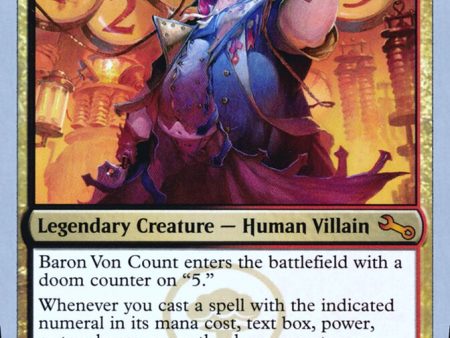 Baron Von Count (Unfinity Foil Edition) [The List] on Sale