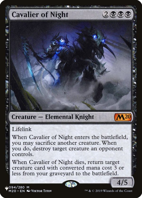 Cavalier of Night [The List] For Cheap