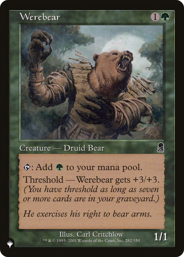 Werebear [The List] Discount