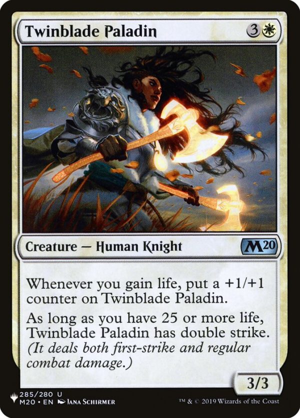 Twinblade Paladin [The List] Online