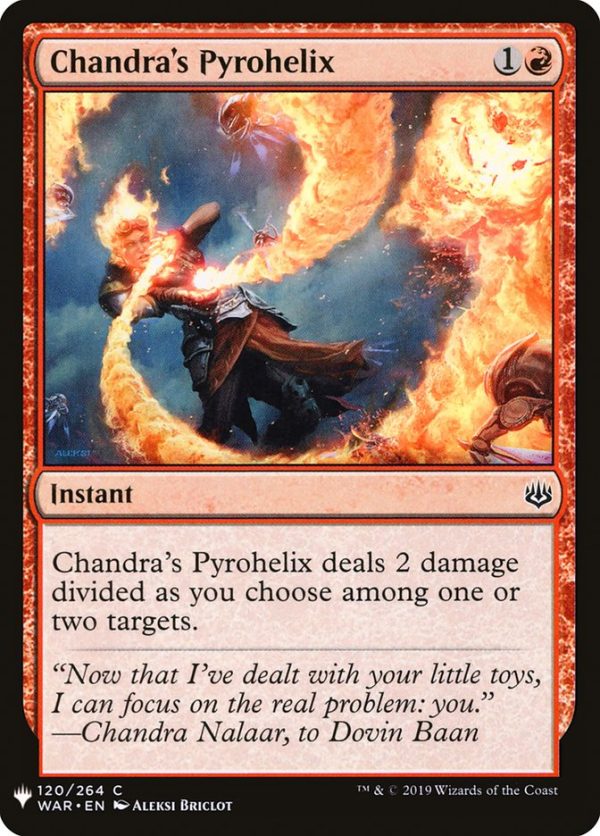 Chandra s Pyrohelix [Mystery Booster] For Sale