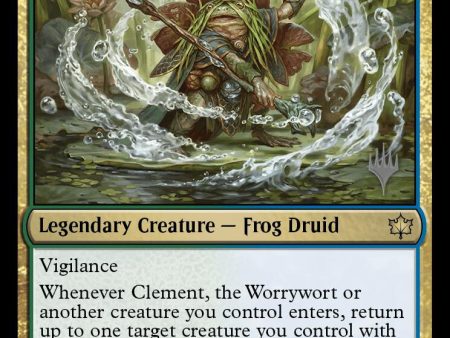 Clement, the Worrywort (Promo Pack) [Bloomburrow Promos] on Sale