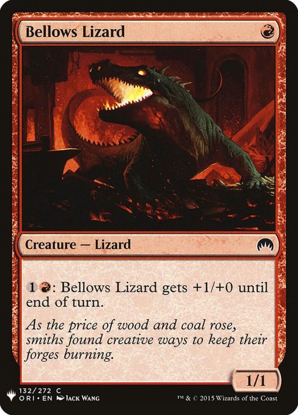 Bellows Lizard [Mystery Booster] on Sale