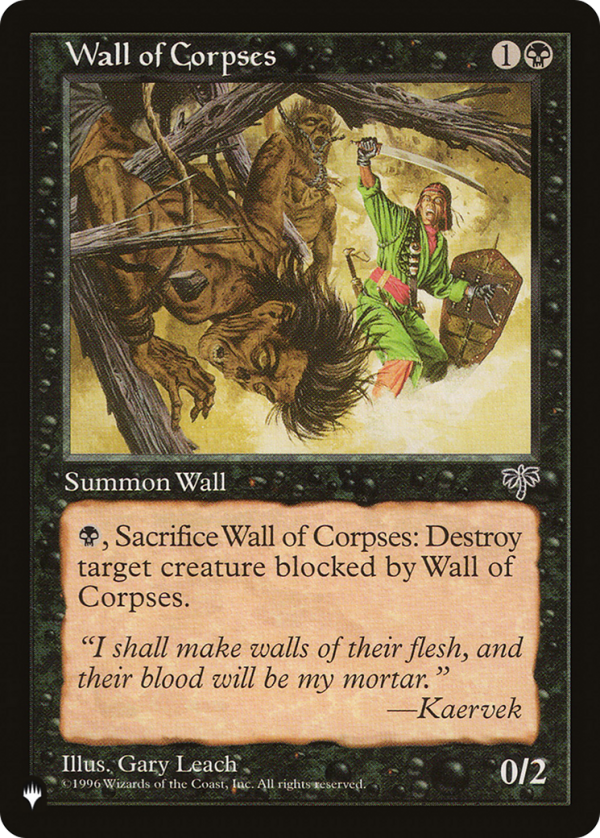 Wall of Corpses [The List] Sale