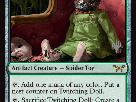 Twitching Doll (Promo Pack) [Duskmourn: House of Horror Promos] Hot on Sale