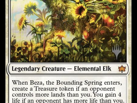 Beza, the Bounding Spring (Promo Pack) [Bloomburrow Promos] Online now