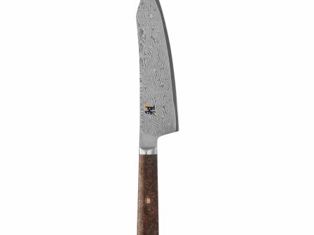 Miyabi Black 5000MCD67 7-inch Rocking Santoku Knife For Sale