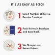 Knife Aid Professional Sharpening Service by Mail, 14 Knives Online Sale