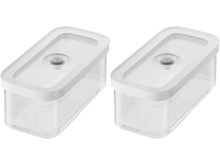 Zwilling Fresh & Save Cube Box, Plastic, Airtight Dry Food Storage Container, 2-pc Medium Cube Set, M Container, .74-qt Discount