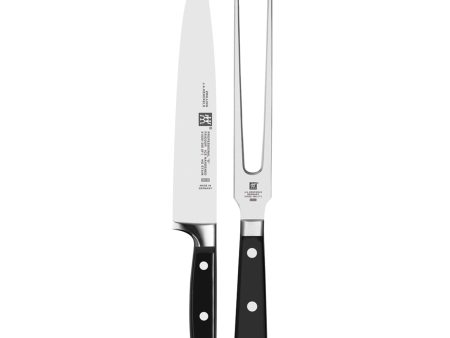 Zwilling Professional  S  2-pc Carving Knife & Fork Set Hot on Sale