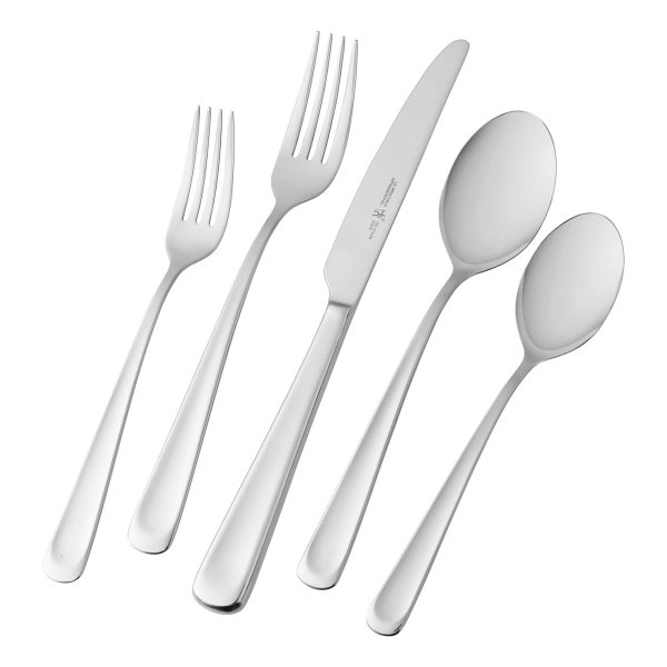 Henckels Silvano 45-pc 18 10 Stainless Steel Flatware Set For Sale