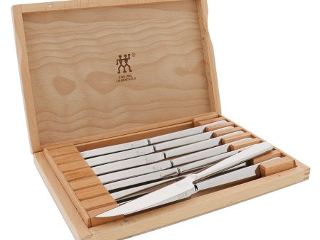 Zwilling Steak Knife Set of 8, German Knife Set, Stainless Steel Online Sale