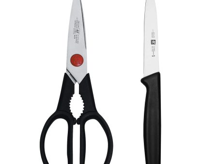 Zwilling Twin L 2-pc Kitchen Shears & Paring Knife Set Sale