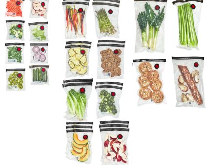 Zwilling Fresh & Save 30-pc Assorted Sizes Vacuum Sealer Bags, Reusable Sous Vide Bags For Cheap