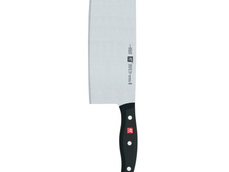 Zwilling Twin Signature Chinese Chef Knife, Chinese Cleaver Knife, 7-Inch, Stainless Steel, Black Fashion