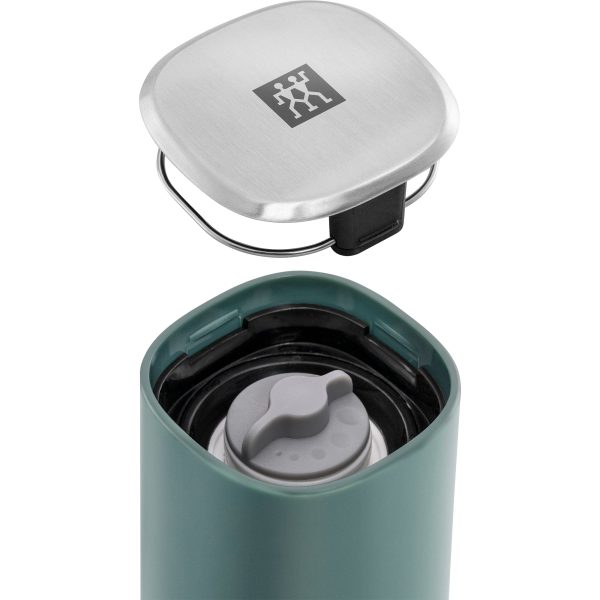 Zwilling Spices Upside-Down Manual Spice Mill, Sage Green Online Sale